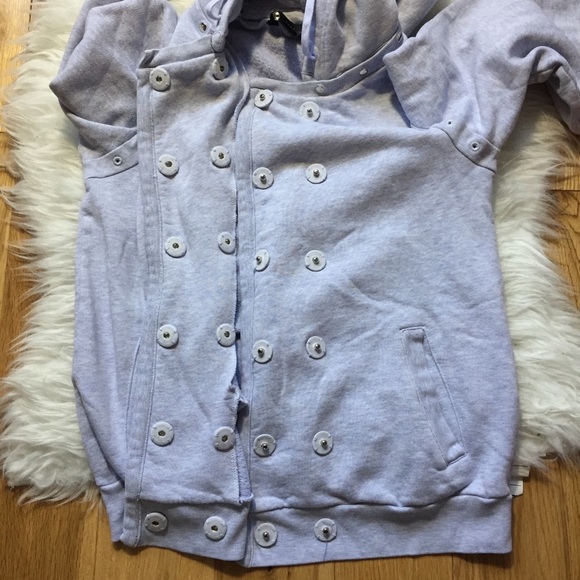 Marc by marc jacob button hoodie Sz Med - Picture 2 of 8